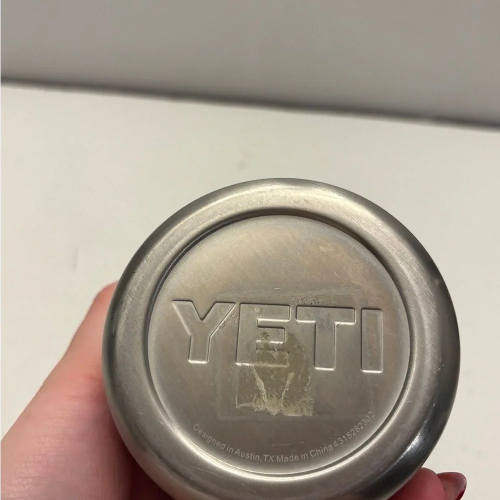 YETI Rambler 10 oz Lowball stainless steel vacuum insulated tumbler.